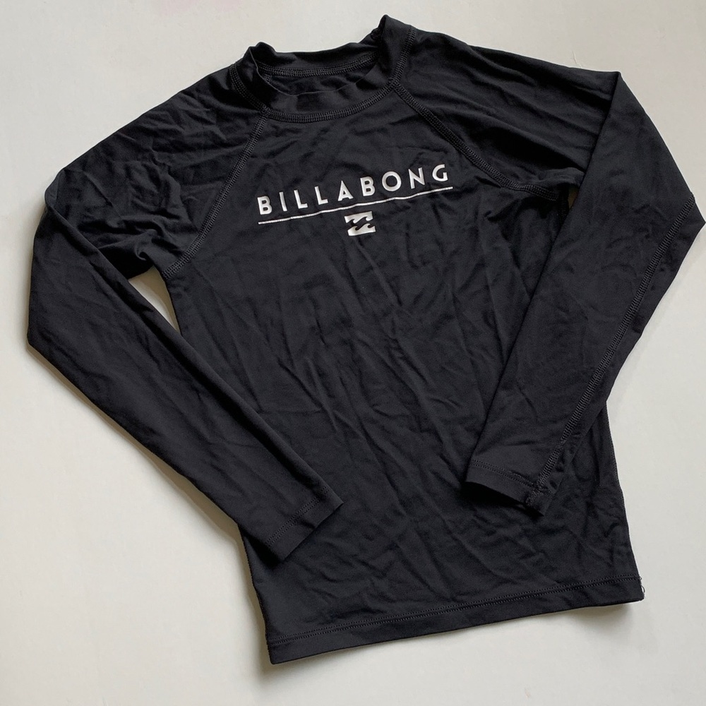 BILLABONG Kids Rashgaurd Swim long Sleeve 50 UPF Size 10
